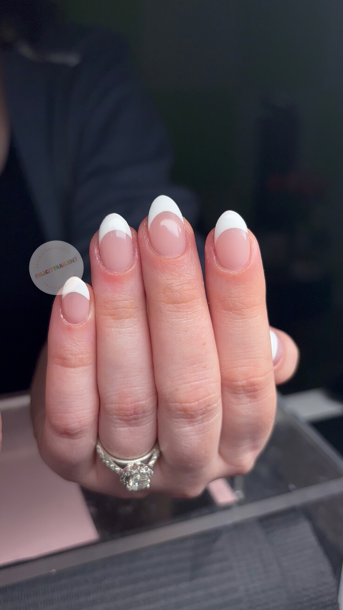 Elegant Classic French Nail Look